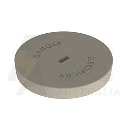 CRL01EARTH - Concrete round lid to suit PRP01 "EARTHING"